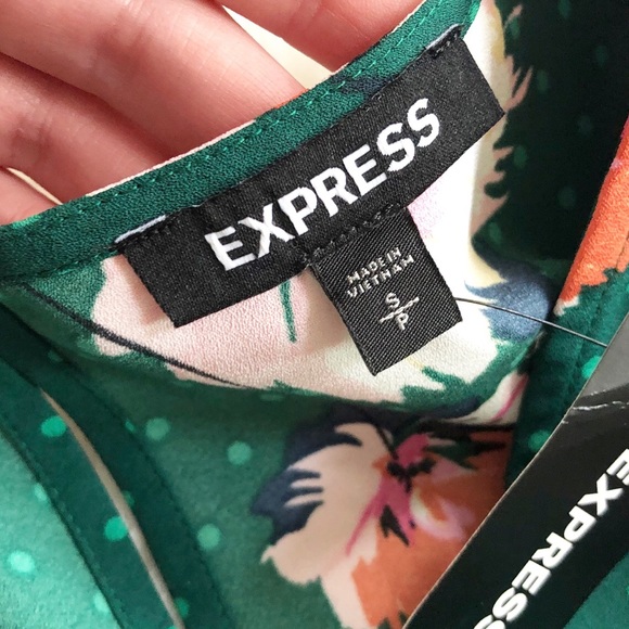 Express | Mixed Print Surplice Mini Dress Sz S NWT - Picture 11 of 15